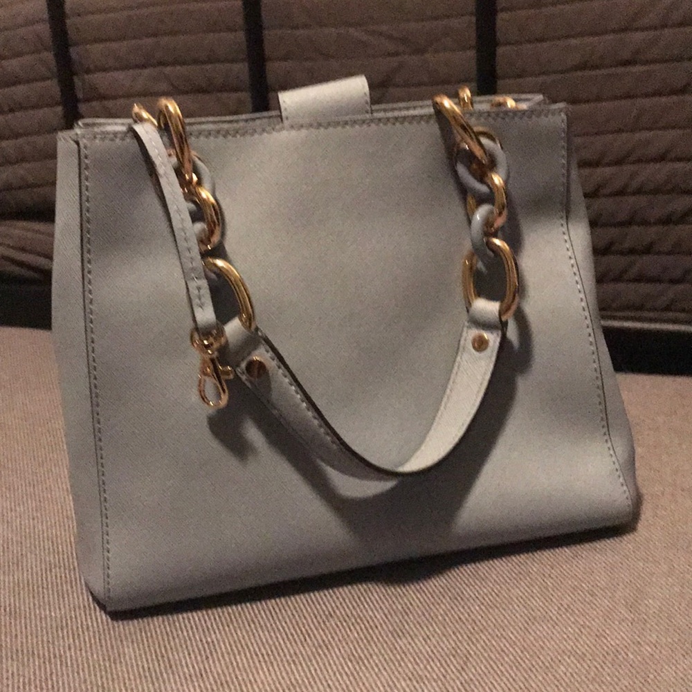 Michael Kors Light Blue Handbag (used 3 times) - Picture 2 of 11